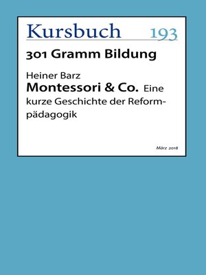 cover image of Montessori & Co.
